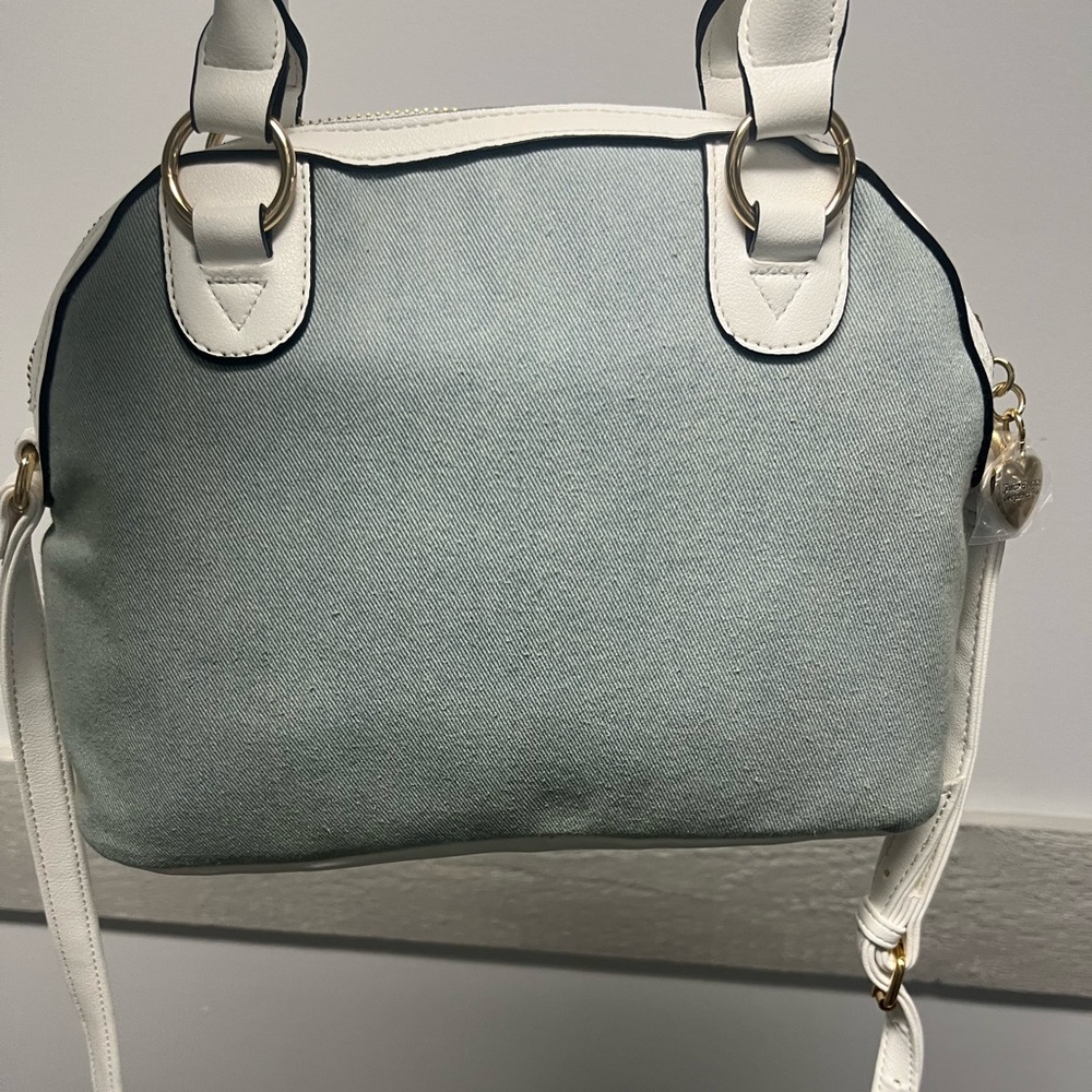 NEW Juicy Couture Denim Heritage Satchel - Picture 5 of 6